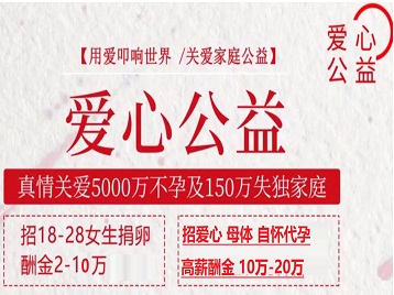 殷都捐卵助孕生子 爱心志愿者招募